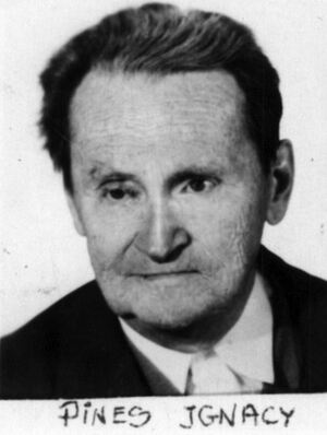 Ignacy Pines, jeden z założycieli WZZ (AIPN Ka 036/448, t. 2, k. 2).