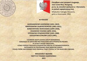 Tablica upamiętniająca Grupę Ładosia (Grupę Berneńską) w Będzinie.