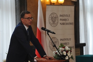 Przemówienie Prezesa IPN dr.  Jarosława Szarka.