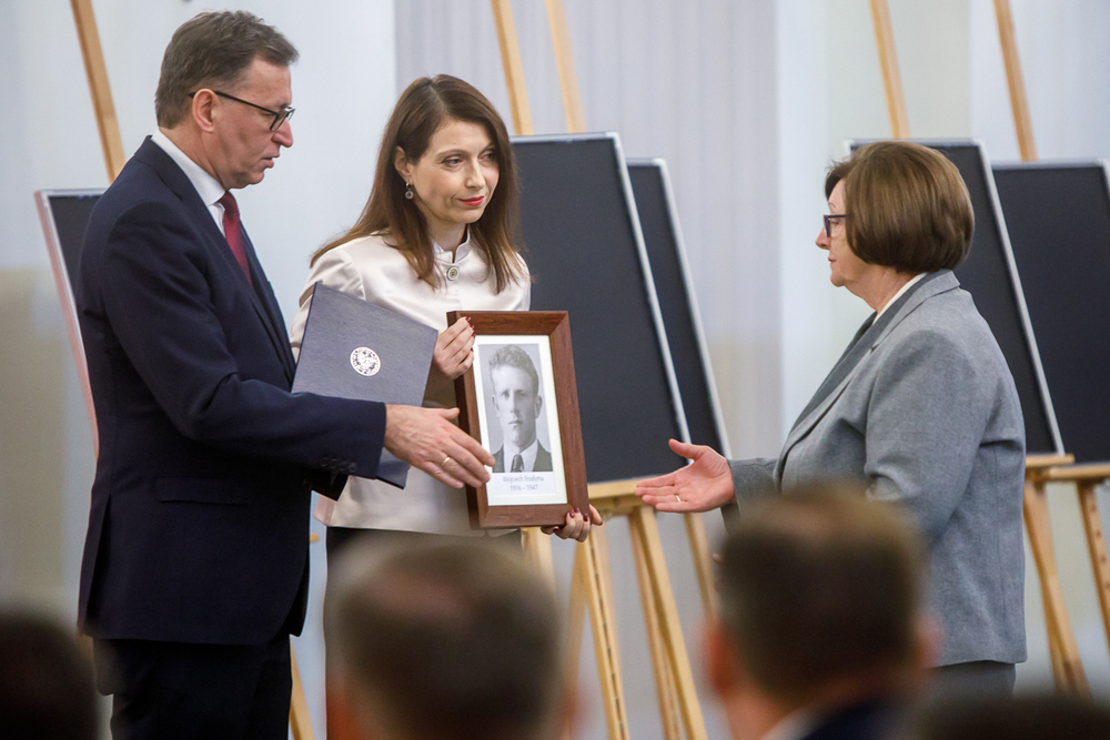Uroczystość wręczenia not identyfikacyjnych – Warszawa, 3 grudnia 2019. Fot. Sławek Kasper (IPN)