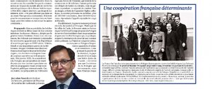 Fragment artykułu prezesa IPN Jarosława Szarka we francuskim „L'Opinion”