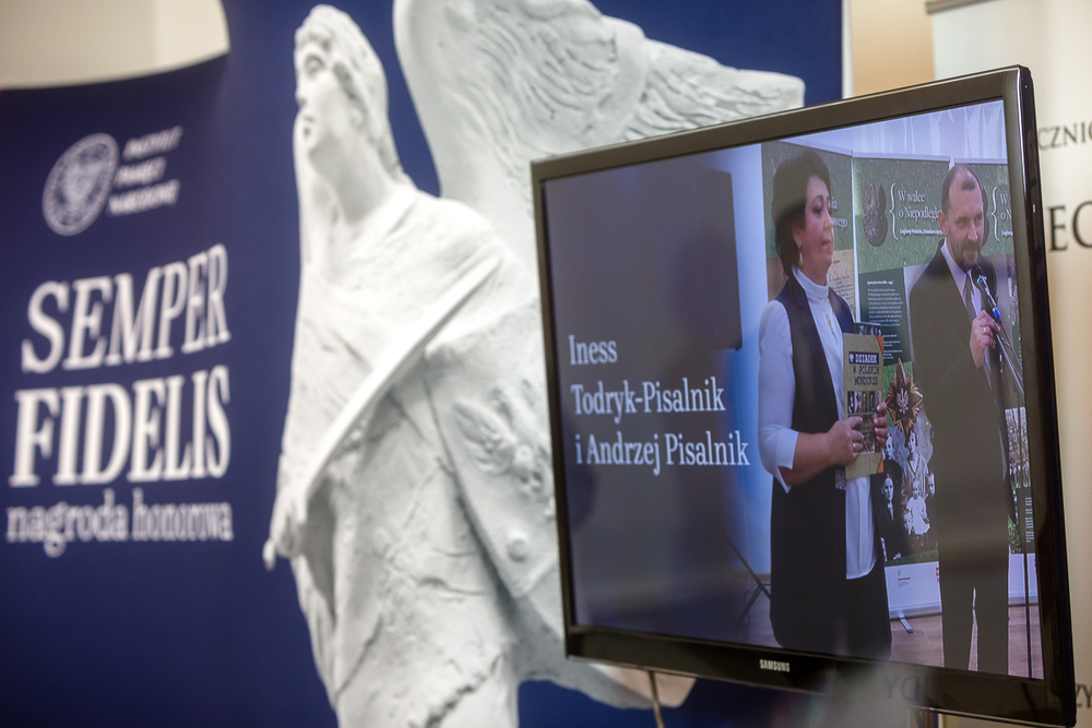 Ogłoszenie laureatów II edycji nagrody IPN „Semper Fidelis” – 3 listopada 2020. Fot. Sławek Kasper (IPN)
