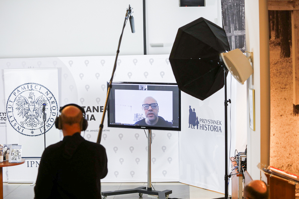 Narodowy Dzień Pamięci Polaków ratujących Żydów pod okupacją niemiecką. Konferencja prasowa IPN – 23 marca 2021. Fot. Sławek Kasper (IPN)