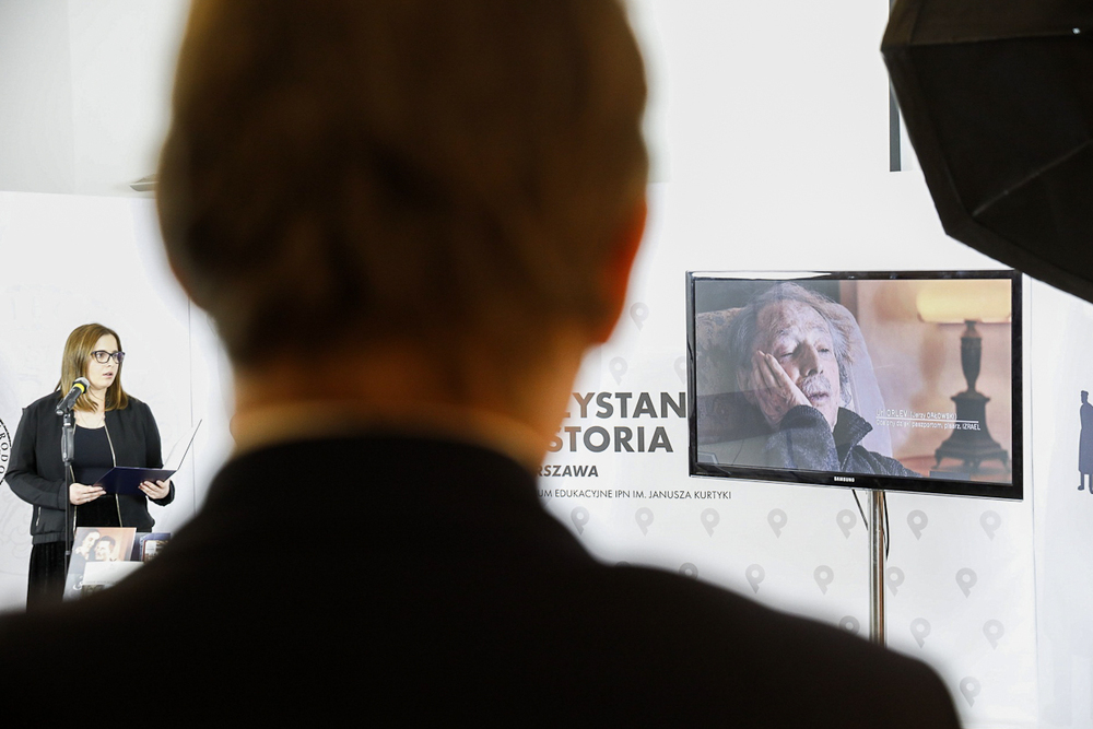 Narodowy Dzień Pamięci Polaków ratujących Żydów pod okupacją niemiecką. Konferencja prasowa IPN – 23 marca 2021. Fot. Sławek Kasper (IPN)