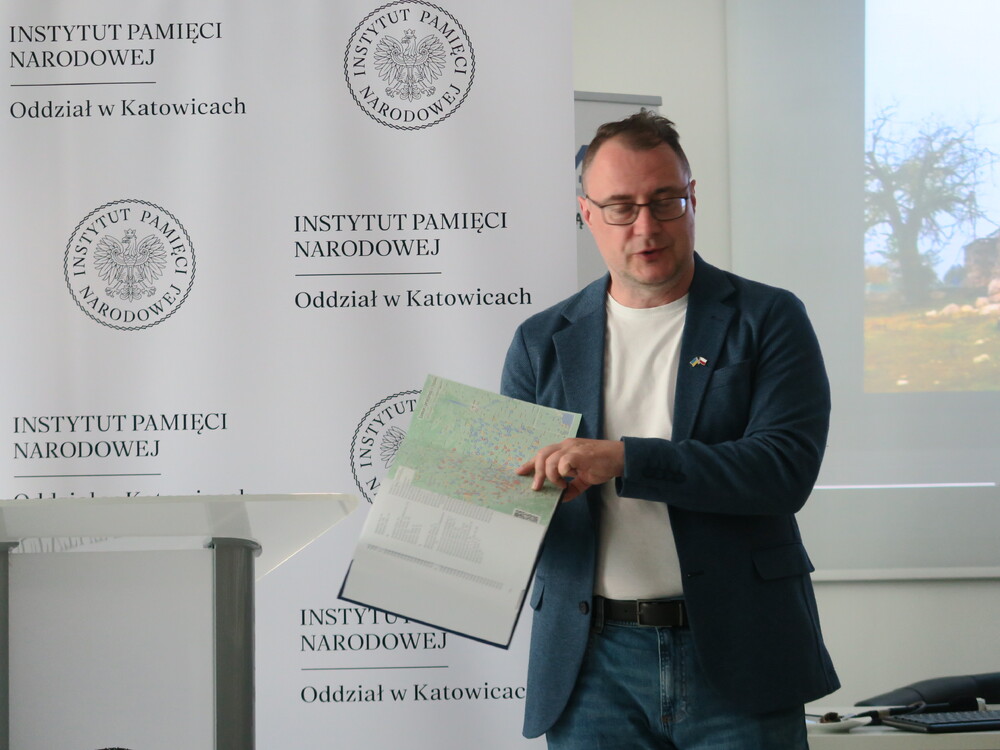 Spotkanie wokół książki „Zamki i rezydencje na Ukrainie związane z Polską” z udziałem jej autora, Dmytra Antoniuka - Katowice, 27 maja 2024. Fot.: IPN