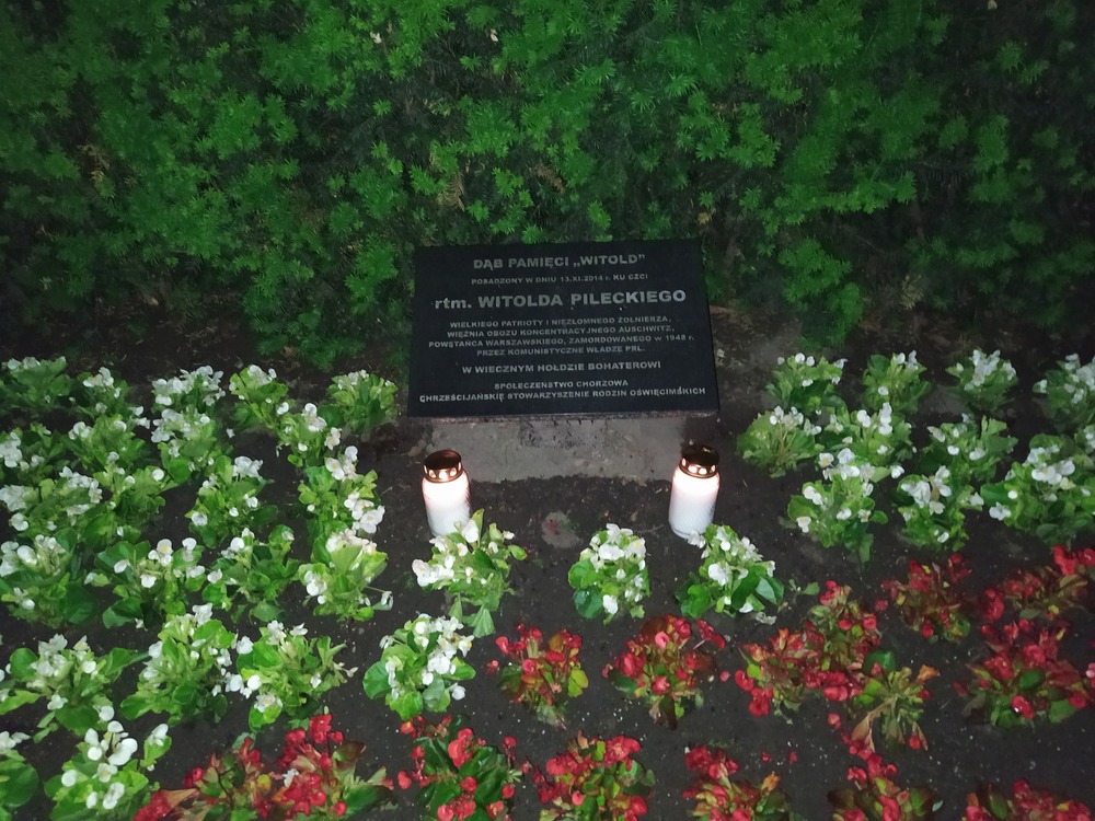 Znicze pamięci w 76. rocznicę śmierci rtm. Witolda Pileckiego – 25 maja 2024. Fot.: IPN