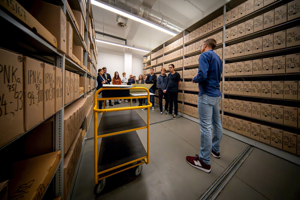 Zajęcia z cyklu "Co kryją archiwa IPN?" - Katowice, 29 maja 2024. Fot. IPN K. Łojko