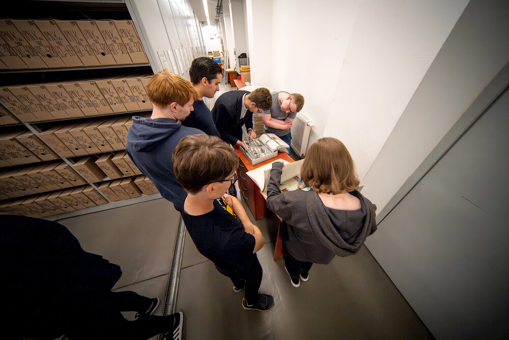 Zajęcia z cyklu "Co kryją archiwa IPN?" - Katowice, 29 maja 2024. Fot. IPN K. Łojko