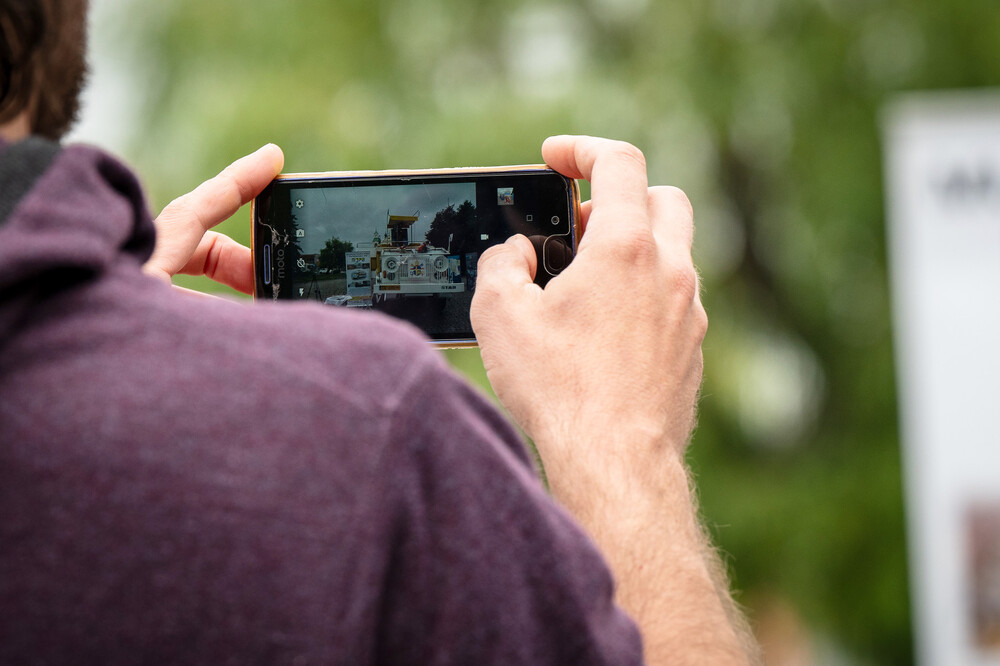 Instytut Pamięci Narodowej zaprezentował w Częstochowie wystawę „Gaude Mater Polonia. Jan Paweł II w Ojczyźnie. 2–10 czerwca 1979” - Częstochowa, 4, 5 czerwca 2024. Fot.: IPN K. Łojko