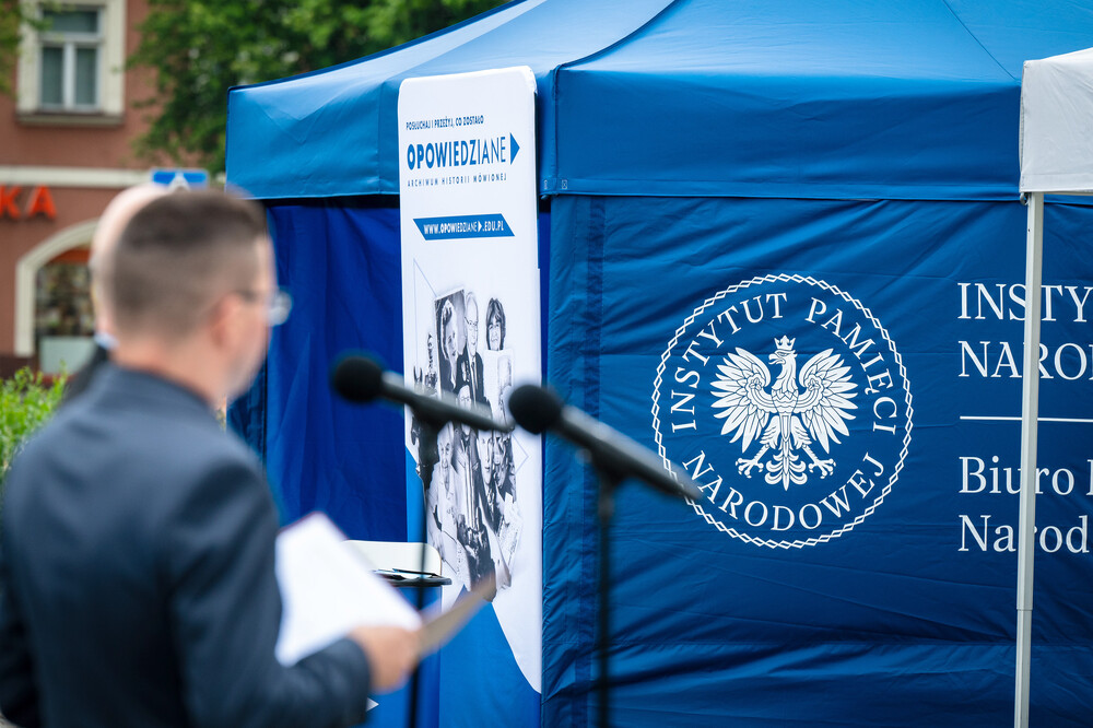Instytut Pamięci Narodowej zaprezentował w Częstochowie wystawę „Gaude Mater Polonia. Jan Paweł II w Ojczyźnie. 2–10 czerwca 1979” - Częstochowa, 4, 5 czerwca 2024. Fot.: IPN K. Łojko