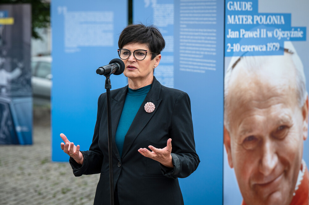 Instytut Pamięci Narodowej zaprezentował w Częstochowie wystawę „Gaude Mater Polonia. Jan Paweł II w Ojczyźnie. 2–10 czerwca 1979” - Częstochowa, 4, 5 czerwca 2024. Fot.: IPN K. Łojko