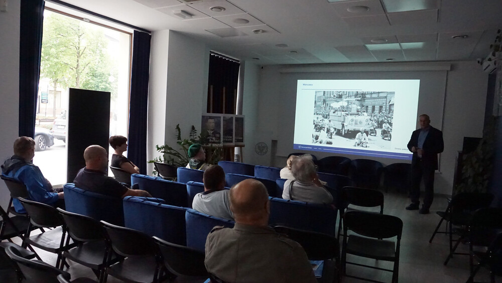 Wykład dr hab. Jarosława Durki, prof. Uniwersytetu Kaliskiego pt. "Władze komunistyczne wobec pobytu Jana Pawła II w Częstochowie w czasie jego I pielgrzymki do Polski" - Częstochowa, 4 czerwca 2024. Fot.: Kinga Lis