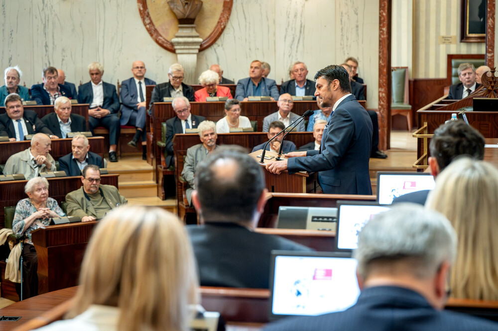 potkanie byłych opozycjonistów w Śląskim Urzędzie Wojewódzkim - Katowice, 5 czerwca 2024. Fot.: IPN K. Łojko