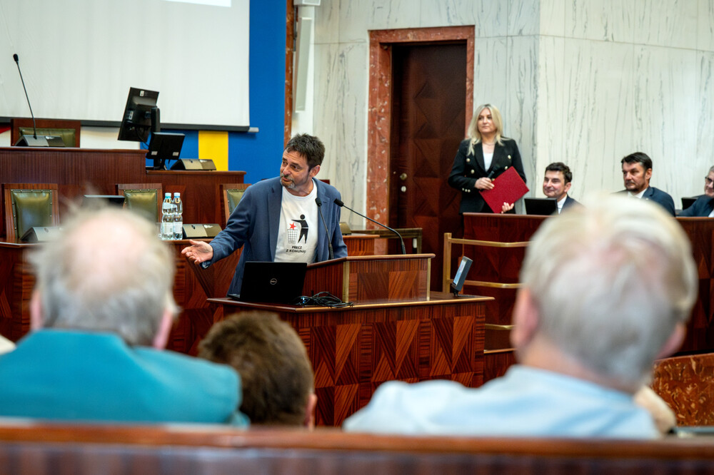 potkanie byłych opozycjonistów w Śląskim Urzędzie Wojewódzkim - Katowice, 5 czerwca 2024. Fot.: IPN K. Łojko