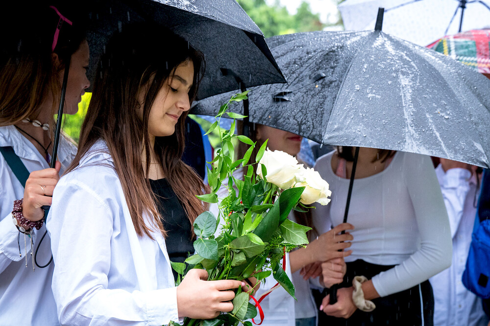 Uroczystość oznaczenia grobu powstańca śląskiego śp. ppor. Ignacego Budnego znakiem pamięci „Tobie Polsko” - Gliwice, 10 czerwca 2024. Fot.: IPN K. Łojko