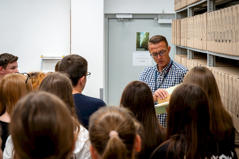 Zajęcia z cyklu "Co kryją archiwa IPN?" - Katowice, 6 czerwca 2024. Fot.: IPN K. Łojko