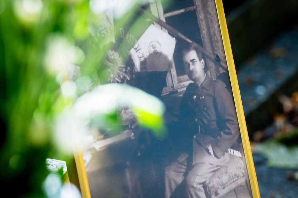 Uroczystość oznaczenia grobu powstańca śląskiego śp. Ferdynanda Bednarczyka znakiem pamięci „Tobie Polsko” – Siemianowice Śląskie, 14 czerwca 2024. Fot.: IPN K. Łojko