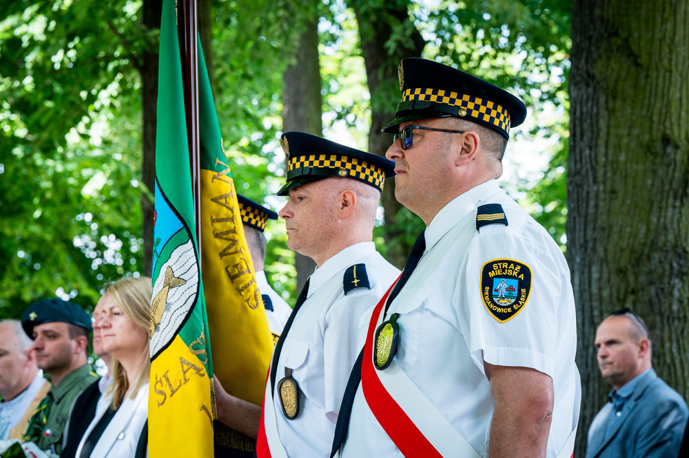 Uroczystość oznaczenia grobu powstańca śląskiego śp. Ferdynanda Bednarczyka znakiem pamięci „Tobie Polsko” – Siemianowice Śląskie, 14 czerwca 2024. Fot.: IPN K. Łojko