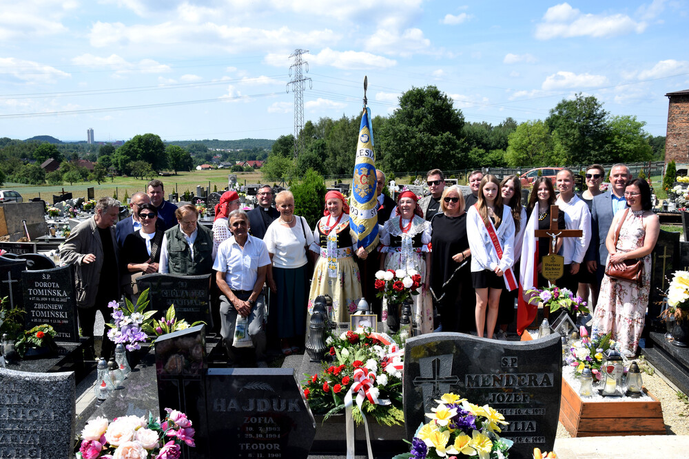 Uroczystość oznaczenia grobu powstańca śląskiego śp. Piotra Korusa znakiem pamięci „Tobie Polsko” – Mysłowice, 18 czerwca 2024