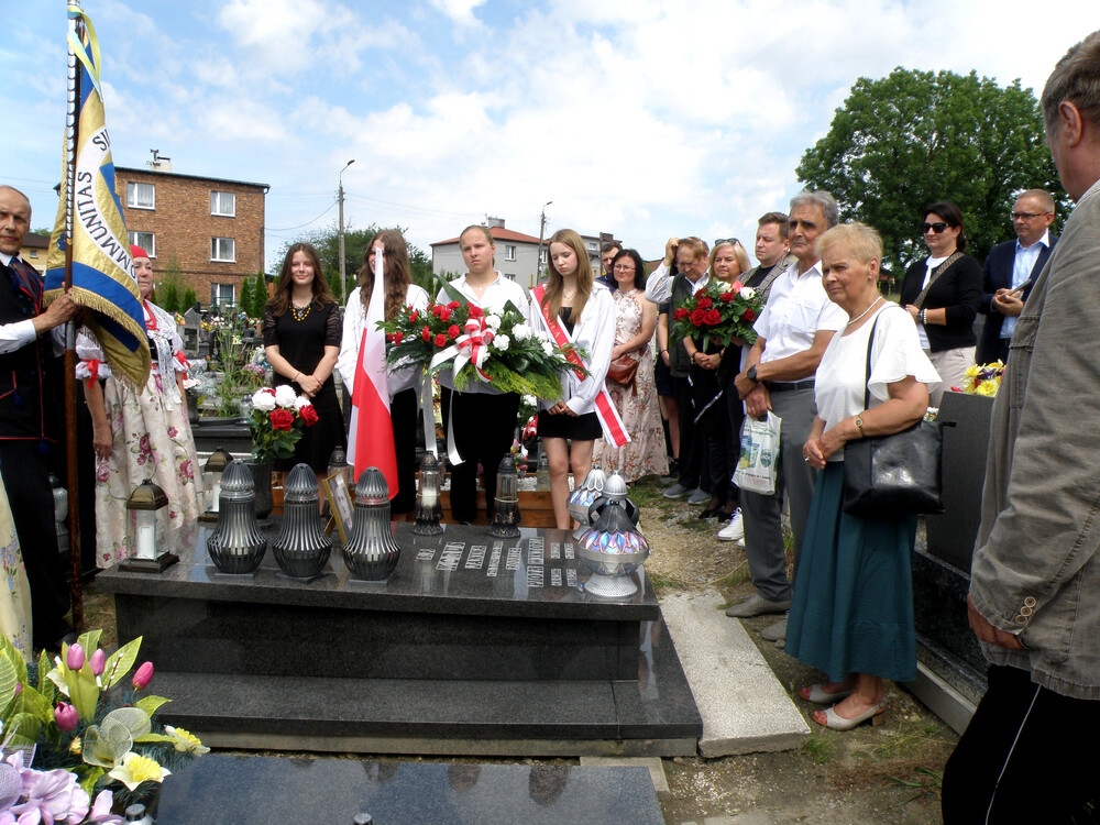 Uroczystość oznaczenia grobu powstańca śląskiego śp. Piotra Korusa znakiem pamięci „Tobie Polsko” – Mysłowice, 18 czerwca 2024