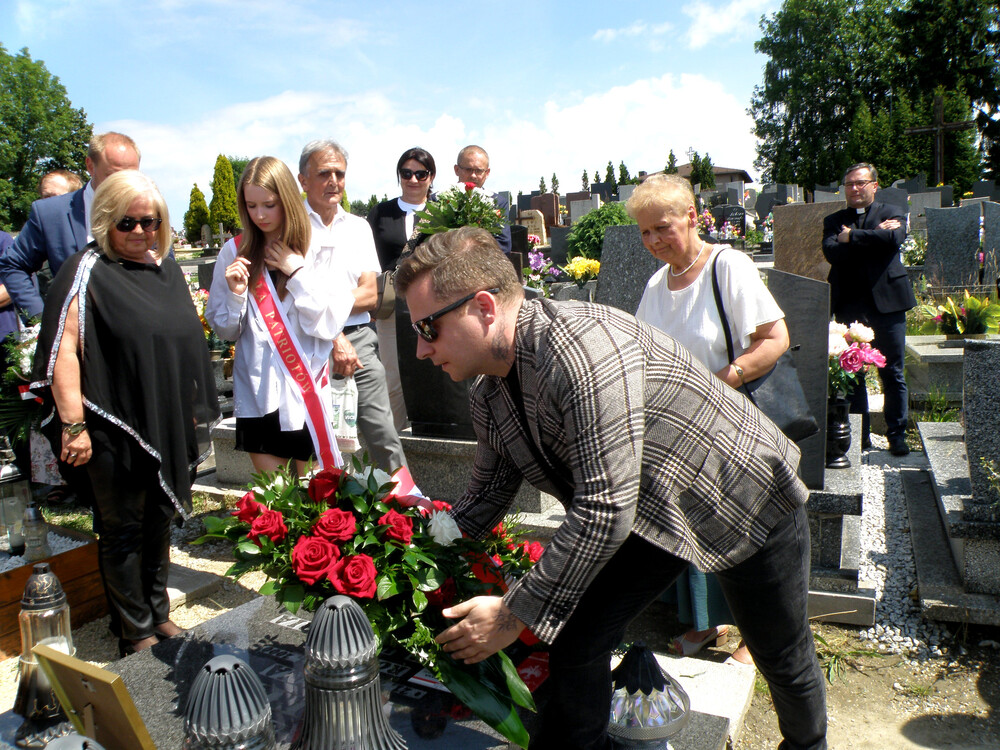 Uroczystość oznaczenia grobu powstańca śląskiego śp. Piotra Korusa znakiem pamięci „Tobie Polsko” – Mysłowice, 18 czerwca 2024