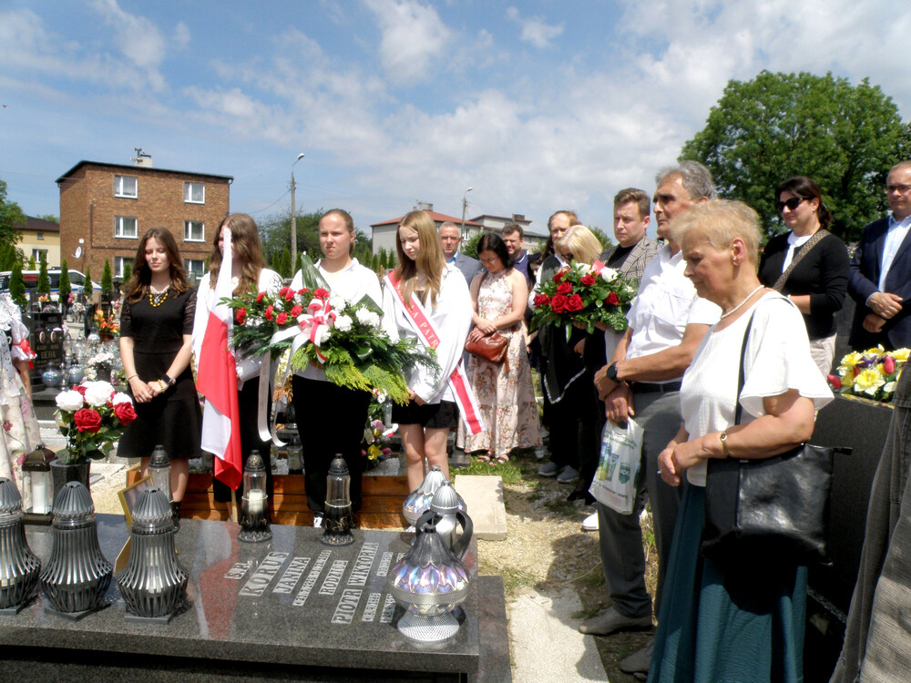Uroczystość oznaczenia grobu powstańca śląskiego śp. Piotra Korusa znakiem pamięci „Tobie Polsko” – Mysłowice, 18 czerwca 2024