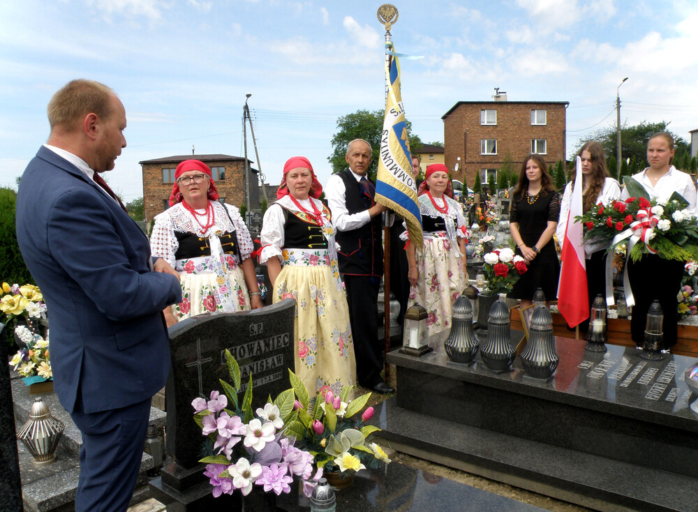 Uroczystość oznaczenia grobu powstańca śląskiego śp. Piotra Korusa znakiem pamięci „Tobie Polsko” – Mysłowice, 18 czerwca 2024