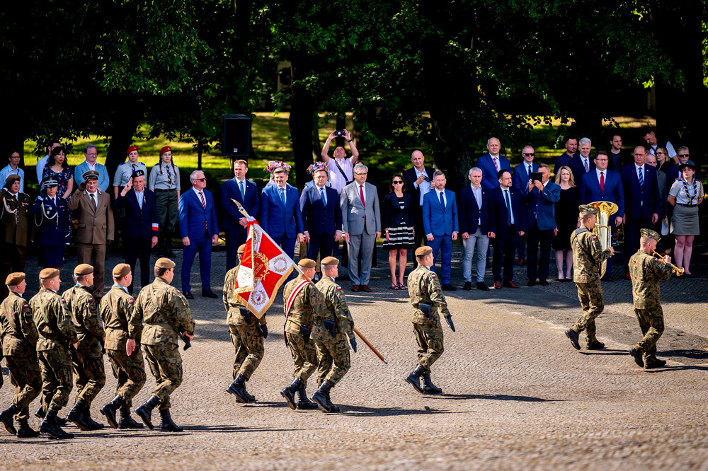 Uroczyste obchody Narodowego Dnia Powstań Śląskich – Katowice, 20 czerwca 2024. Fot.: IPN K. Łojko