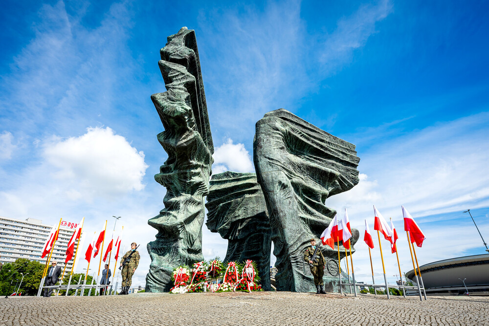 Uroczyste obchody Narodowego Dnia Powstań Śląskich – Katowice, 20 czerwca 2024. Fot.: IPN K. Łojko