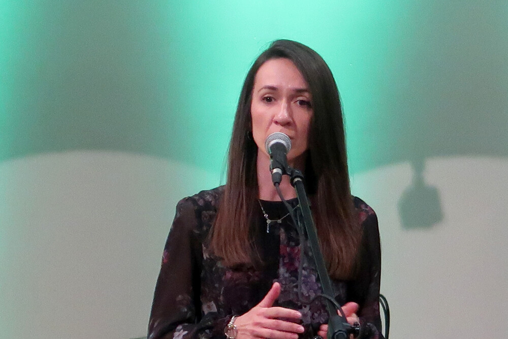 Muzyczna Lekcja Historii – Tryptyk Śląski Wojciecha Ciuraja w sali koncertowej Zespołu Państwowych Szkół Muzycznych im. Wojciecha Kilara w Katowicach – 20 czerwca 2024. Fot.: IPN E. Małachowska