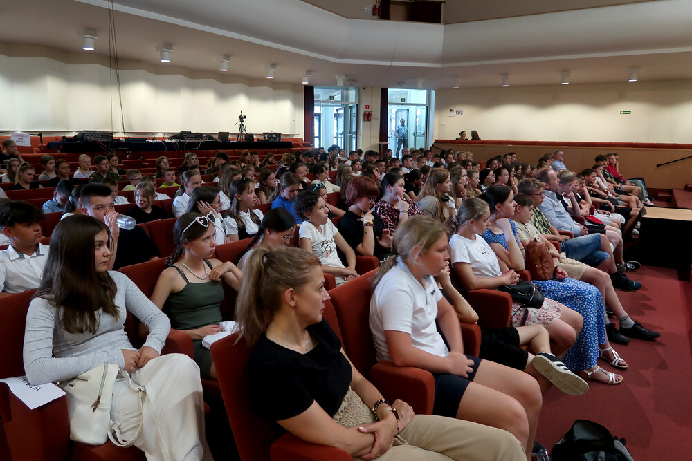 Muzyczna Lekcja Historii – Tryptyk Śląski Wojciecha Ciuraja w sali koncertowej Zespołu Państwowych Szkół Muzycznych im. Wojciecha Kilara w Katowicach – 20 czerwca 2024. Fot.: IPN E. Małachowska