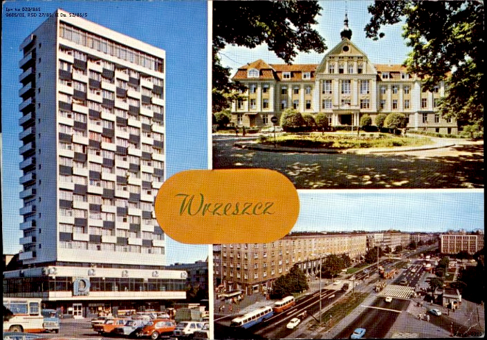 14 – Gdańsk-Wrzeszcz: wieżowiec przy Alei Grunwaldzkiej; Akademia Medyczna (obecnie Uniwersytet Medyczny); Aleja Grunwaldzka, 1985 r. (fot. K. Kamiński, A. Ładno, Z. Siemaszko, wyd. Krajowa Agencja Wydawnicza; IPN Ka 029/865)