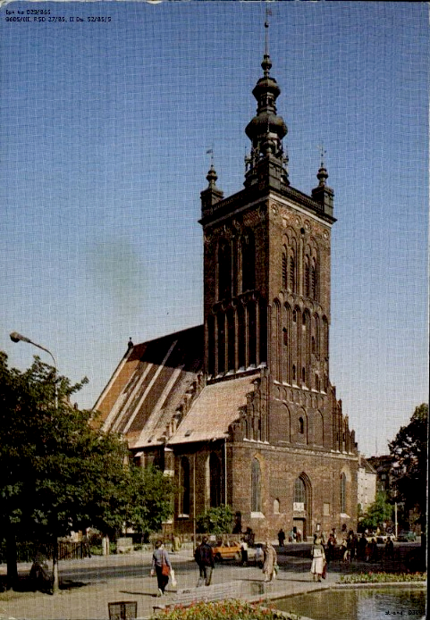 15 – kościół św. Katarzyny w Gdańsku  (fot. L. Surowiec – KAW, wyd. Krajowa Agencja Wydawnicza; IPN Ka 029/865)