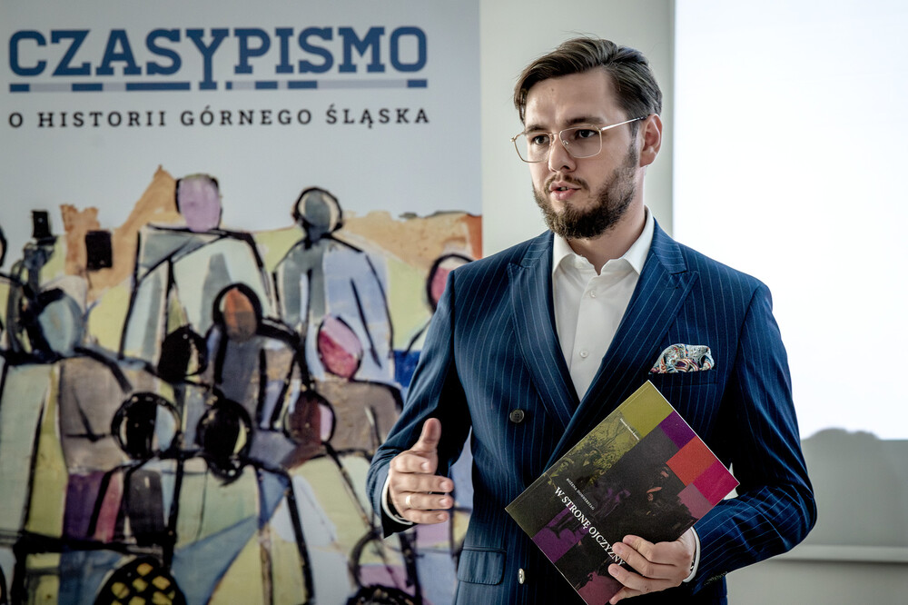 Spotkanie wokół książki Bożeny Donnerstag „W stronę ojczyzny. Opowieści o ludziach inspirowane powstaniami śląskimi (1919-1921)” – Katowice, 26 czerwca 2024. Fot.: IPN K. Łojko