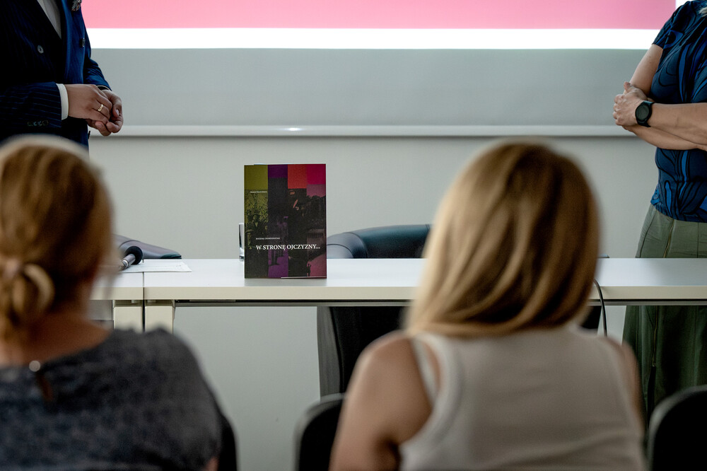 Spotkanie wokół książki Bożeny Donnerstag „W stronę ojczyzny. Opowieści o ludziach inspirowane powstaniami śląskimi (1919-1921)” – Katowice, 26 czerwca 2024. Fot.: IPN K. Łojko