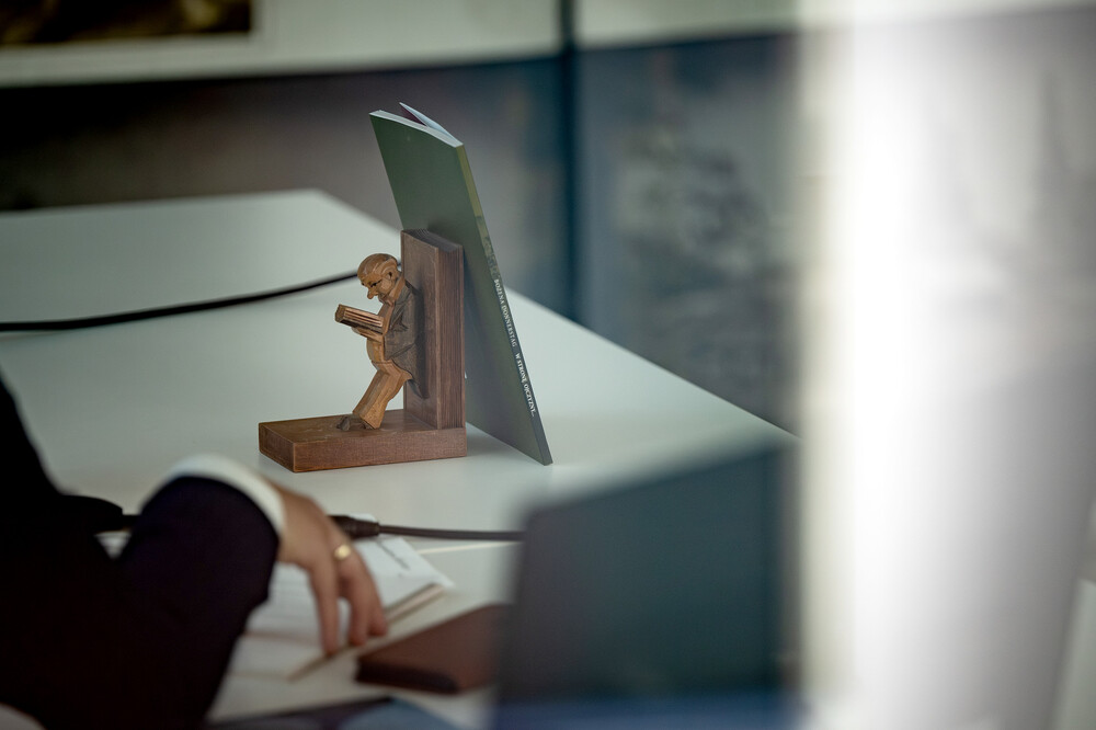 Spotkanie wokół książki Bożeny Donnerstag „W stronę ojczyzny. Opowieści o ludziach inspirowane powstaniami śląskimi (1919-1921)” – Katowice, 26 czerwca 2024. Fot.: IPN K. Łojko