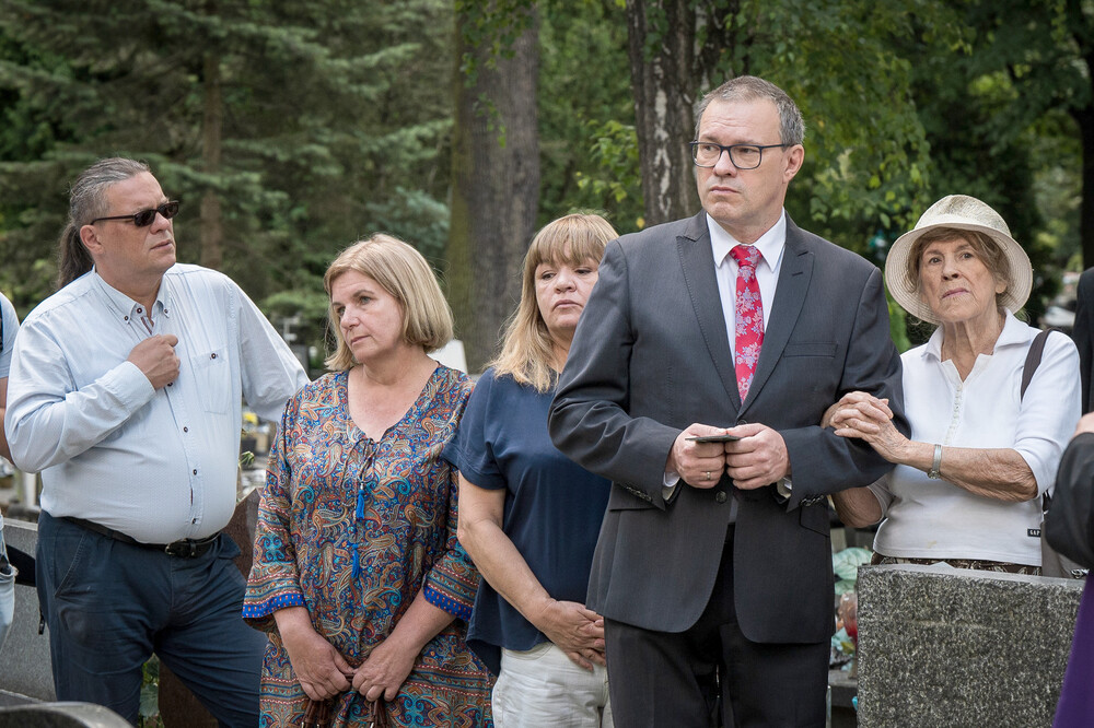 Uroczystość oznaczenia grobu powstańca śląskiego śp. Franciszka Poloczka znakiem pamięci „Tobie Polsko” – Katowice, 5 lipca 2024. Fot.: IPN K. Łojko