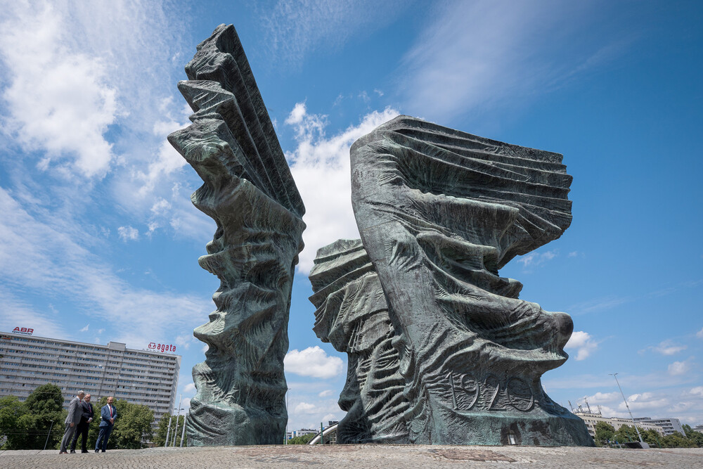 Uroczystość oznaczenia grobu powstańca śląskiego śp. Franciszka Poloczka znakiem pamięci „Tobie Polsko” – Katowice, 5 lipca 2024. Fot.: IPN K. Łojko