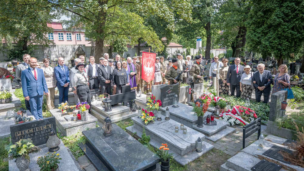 Uroczystość oznaczenia grobu powstańca śląskiego śp. Franciszka Poloczka znakiem pamięci „Tobie Polsko” – Katowice, 5 lipca 2024