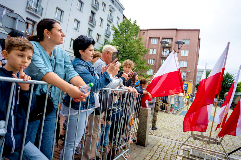 Uroczysta przysięga żołnierzy WOT w Sosnowcu – Sosnowiec, 7 lipiec 2024. Fot.: IPN K. Łojko