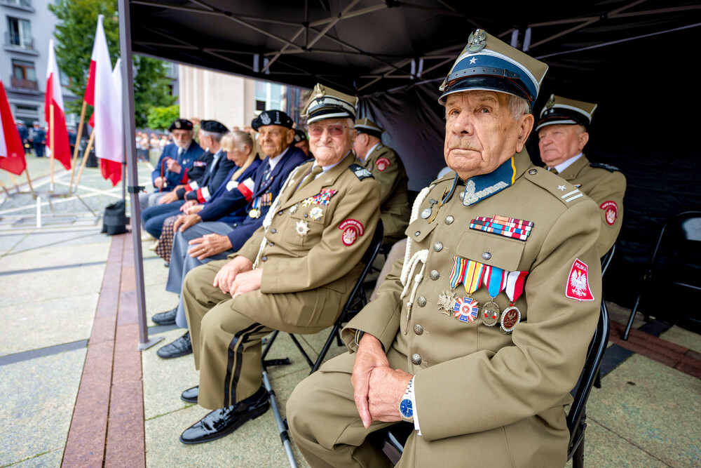 Uroczysta przysięga żołnierzy WOT w Sosnowcu – Sosnowiec, 7 lipiec 2024. Fot.: IPN K. Łojko