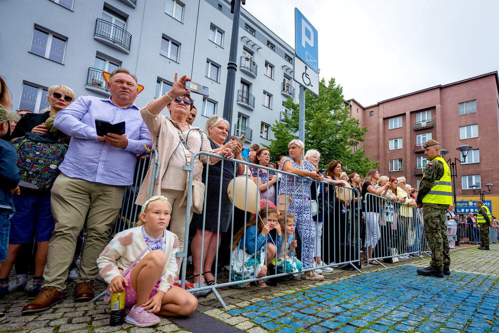 Uroczysta przysięga żołnierzy WOT w Sosnowcu – Sosnowiec, 7 lipiec 2024. Fot.: IPN K. Łojko