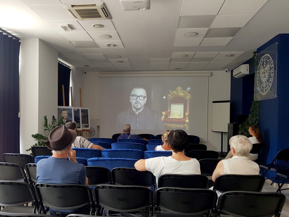 Projekcja filmu dokumentalnego „DZIEWIĘĆ DNI, KTÓRE ZMIENIŁY POLSKĘ” – Częstochowa, 9 lipca 2024. Fot.: IPN