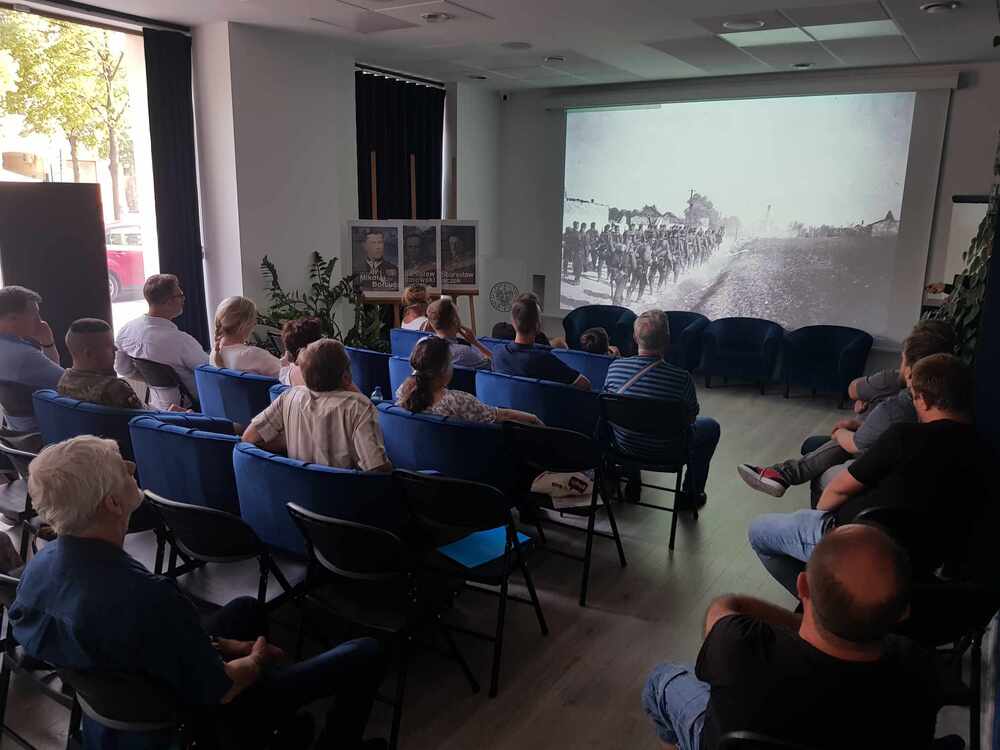 Wykład „Straty wsi polskiej w powiecie częstochowskim w czasie okupacji niemieckiej 1939 - 1945" – Częstochowa, 10 lipca 2024. Fot.: IPN