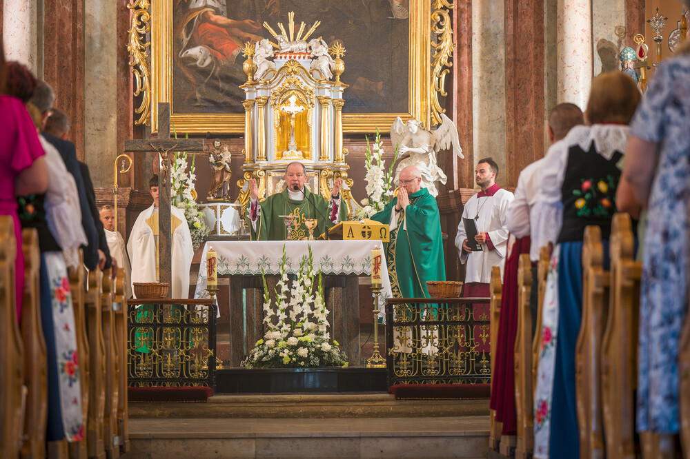 Uroczystość poświęcona Henrykowi Sławikowi – górnośląskiemu Sprawiedliwemu wśród Narodów Świata – Jastrzębie-Zdrój, 14 lipca 2024. Fot.: IPN K. Łojko