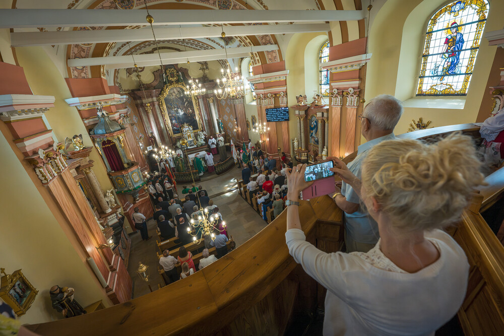 Uroczystość poświęcona Henrykowi Sławikowi – górnośląskiemu Sprawiedliwemu wśród Narodów Świata – Jastrzębie-Zdrój, 14 lipca 2024. Fot.: IPN K. Łojko