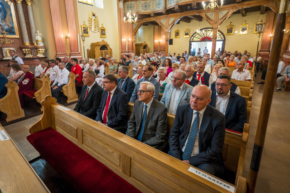 Uroczystość poświęcona Henrykowi Sławikowi – górnośląskiemu Sprawiedliwemu wśród Narodów Świata – Jastrzębie-Zdrój, 14 lipca 2024. Fot.: IPN K. Łojko