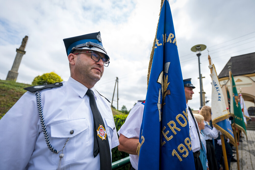 Uroczystość poświęcona Henrykowi Sławikowi – górnośląskiemu Sprawiedliwemu wśród Narodów Świata – Jastrzębie-Zdrój, 14 lipca 2024. Fot.: IPN K. Łojko