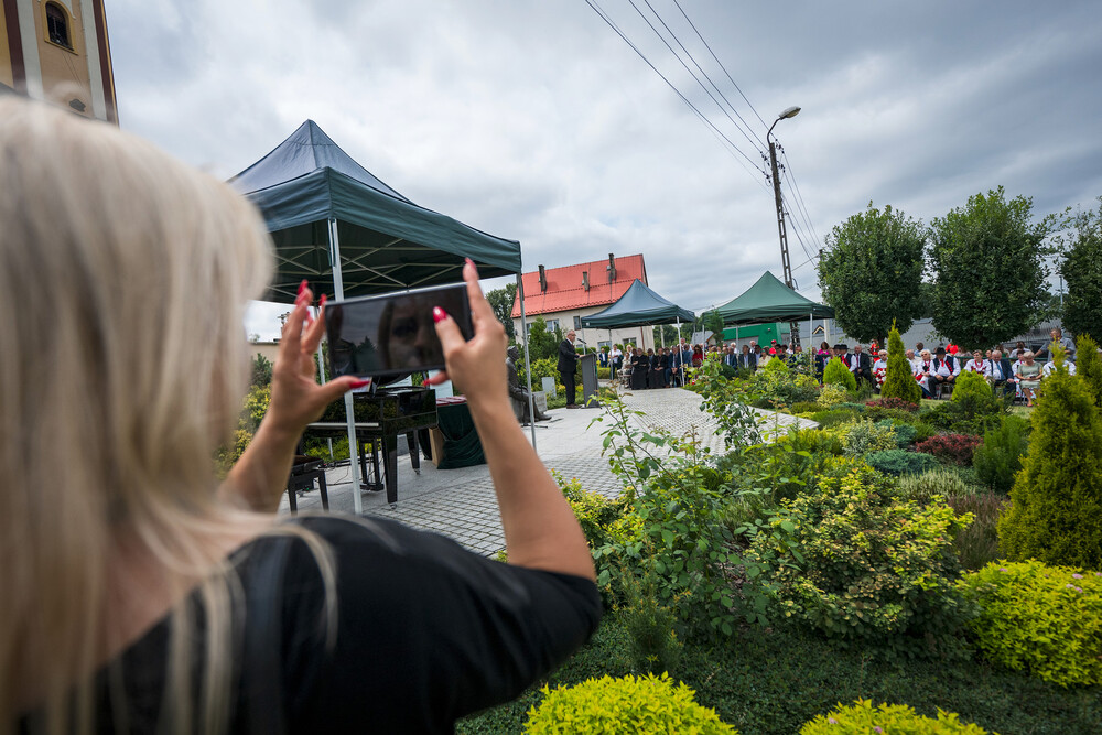 Uroczystość poświęcona Henrykowi Sławikowi – górnośląskiemu Sprawiedliwemu wśród Narodów Świata – Jastrzębie-Zdrój, 14 lipca 2024. Fot.: IPN K. Łojko