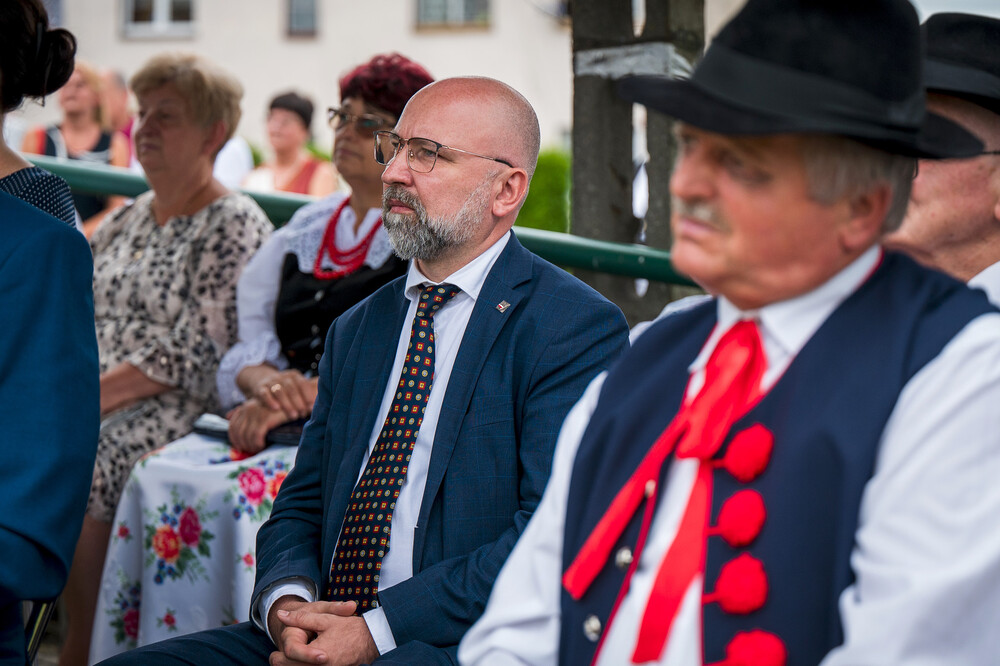 Uroczystość poświęcona Henrykowi Sławikowi – górnośląskiemu Sprawiedliwemu wśród Narodów Świata – Jastrzębie-Zdrój, 14 lipca 2024. Fot.: IPN K. Łojko